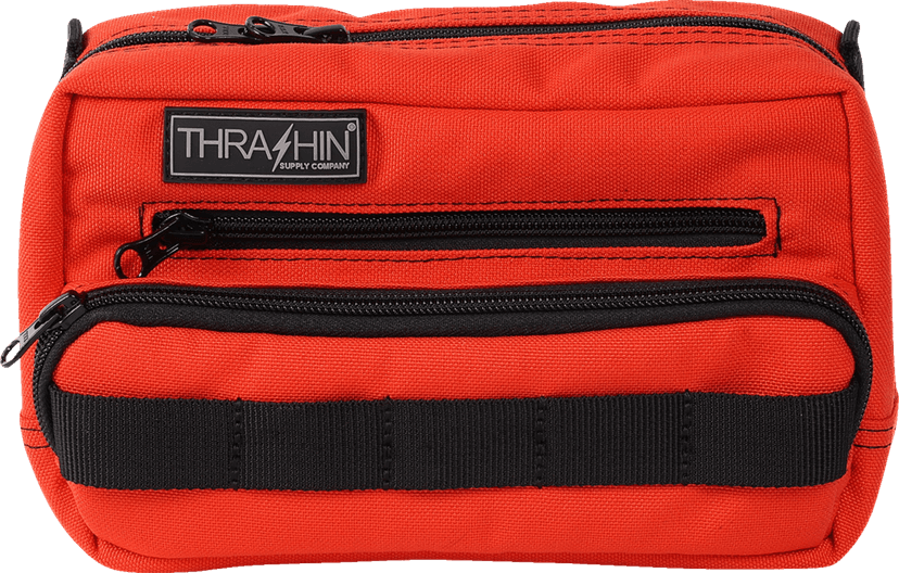 THRASHIN SUPPLY CO. 3510-0207 Handlebar Bag Plus - Orange — image 4 of 6