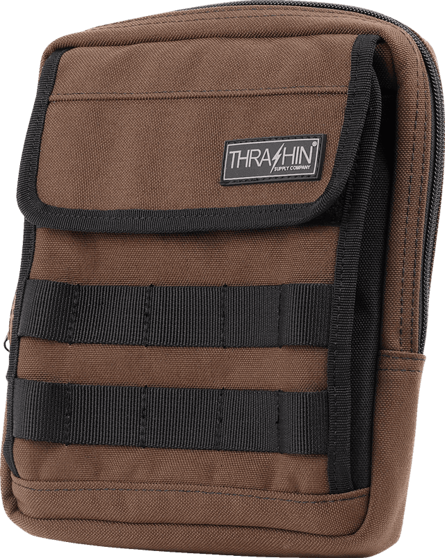 THRASHIN SUPPLY CO. 3510-0208 Handlebar Bag - Slim - Brown — image 6 of 6