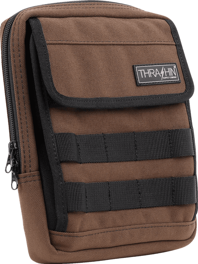 THRASHIN SUPPLY CO. 3510-0208 Handlebar Bag - Slim - Brown — image 1 of 6