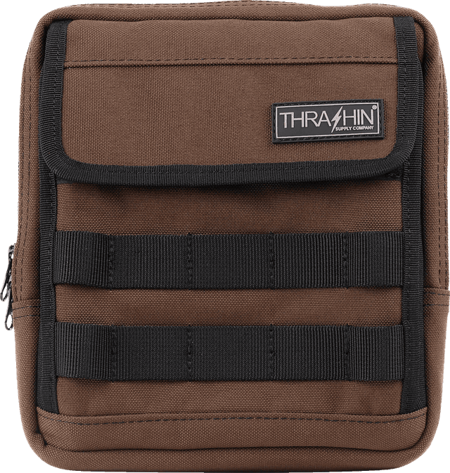 THRASHIN SUPPLY CO. 3510-0208 Handlebar Bag - Slim - Brown — image 4 of 6