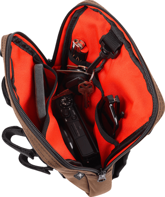 THRASHIN SUPPLY CO. 3510-0208 Handlebar Bag - Slim - Brown — image 5 of 6