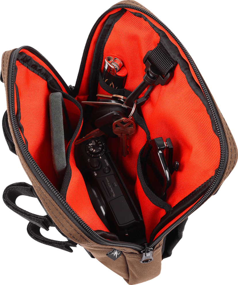 THRASHIN SUPPLY CO. 3510-0208 Handlebar Bag - Slim - Brown — image 5 of 6