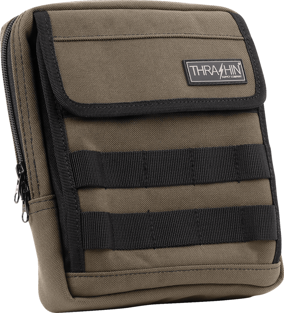 THRASHIN SUPPLY CO. 3510-0209 Handlebar Bag - Slim - Green
