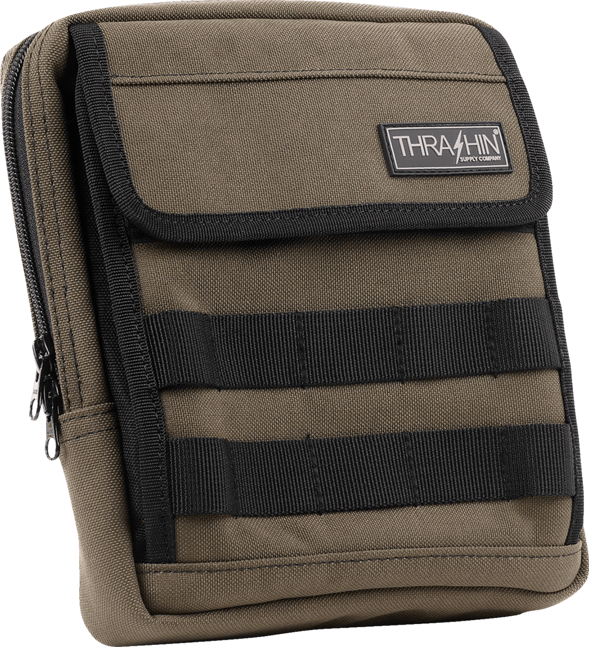 THRASHIN SUPPLY CO. 3510-0209 Handlebar Bag - Slim - Green