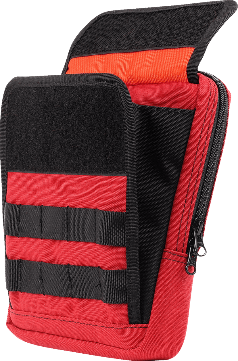 THRASHIN SUPPLY CO. 3510-0210 Handlebar Bag - Slim - Red — image 3 of 6