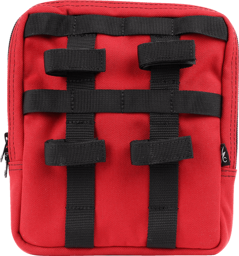 THRASHIN SUPPLY CO. 3510-0210 Handlebar Bag - Slim - Red — image 2 of 6