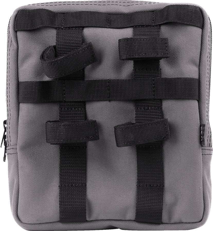 THRASHIN SUPPLY CO. 3510-0211 Handlebar Bag - Slim - Gray — image 2 of 6