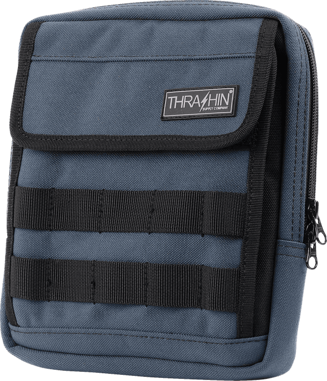THRASHIN SUPPLY CO. 3510-0212 Handlebar Bag - Slim - Blue — image 3 of 6