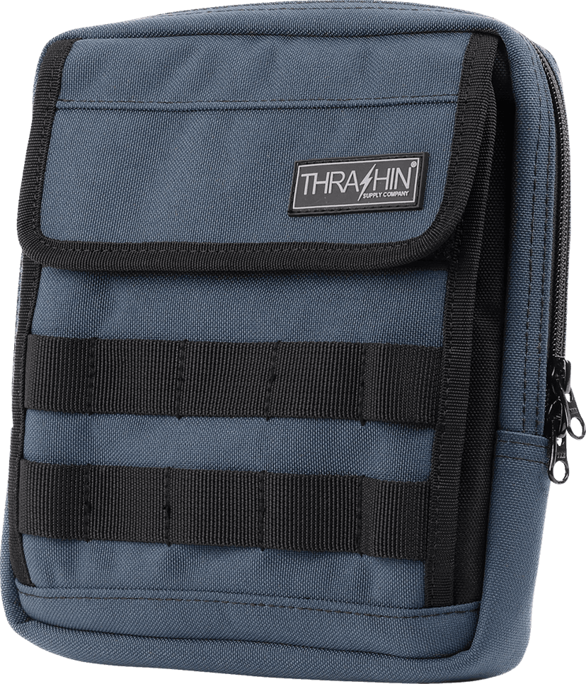 THRASHIN SUPPLY CO. 3510-0212 Handlebar Bag - Slim - Blue — image 3 of 6