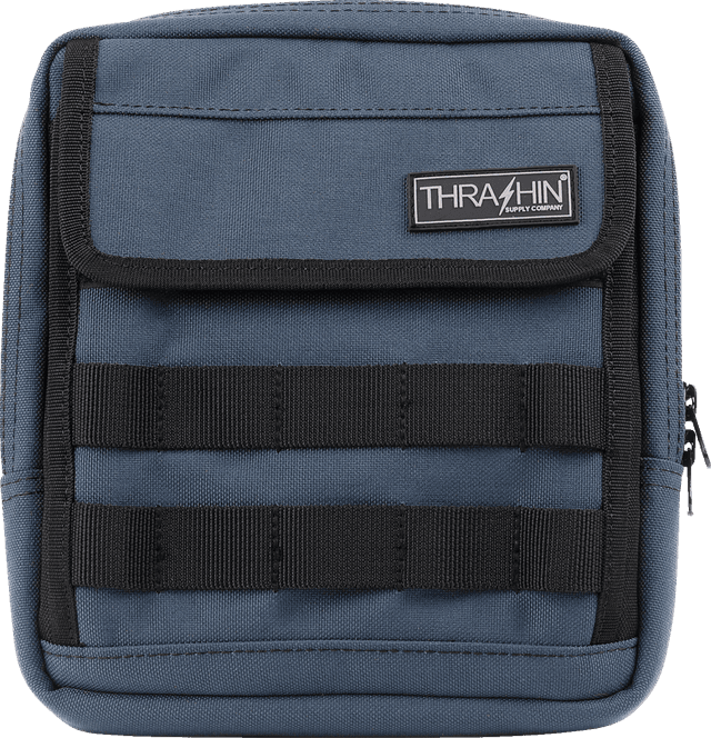 THRASHIN SUPPLY CO. 3510-0212 Handlebar Bag - Slim - Blue — image 4 of 6