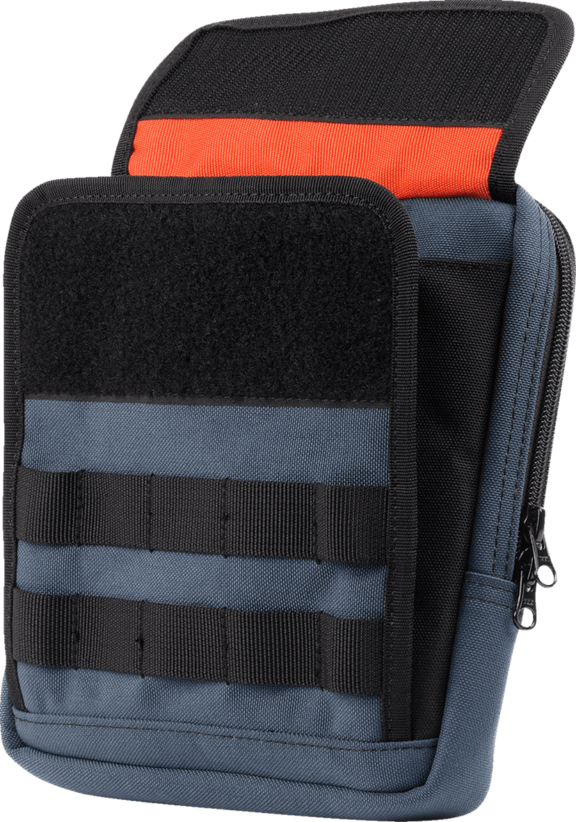 THRASHIN SUPPLY CO. 3510-0212 Handlebar Bag - Slim - Blue — image 6 of 6