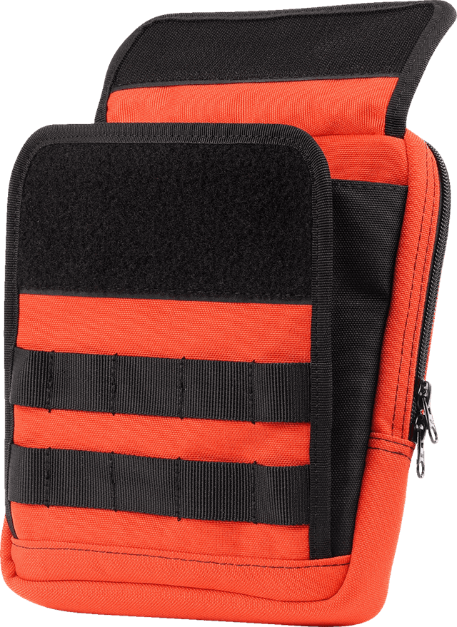THRASHIN SUPPLY CO. 3510-0214 Handlebar Bag Slim - Orange — image 6 of 7