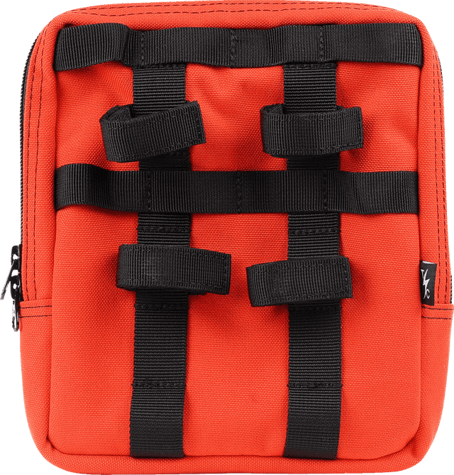 THRASHIN SUPPLY CO. 3510-0214 Handlebar Bag Slim - Orange — image 2 of 7