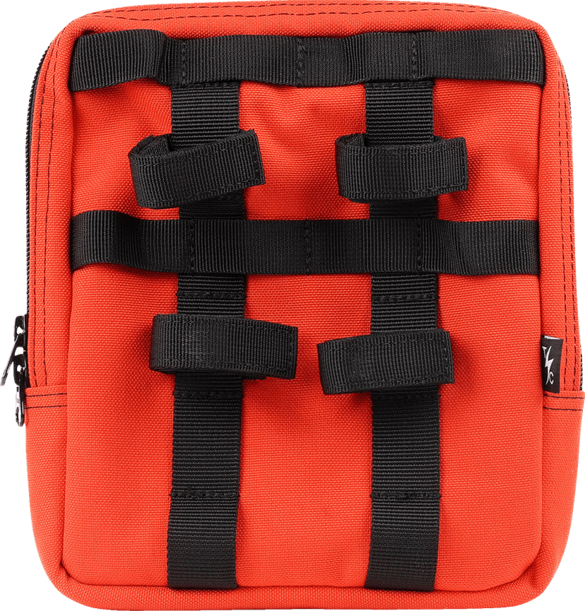 THRASHIN SUPPLY CO. 3510-0214 Handlebar Bag Slim - Orange — image 2 of 7