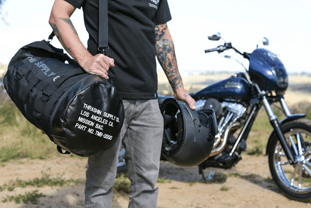 THRASHIN SUPPLY CO. 3512-0269 Mission Duffel Bag - Black — image 5 of 6