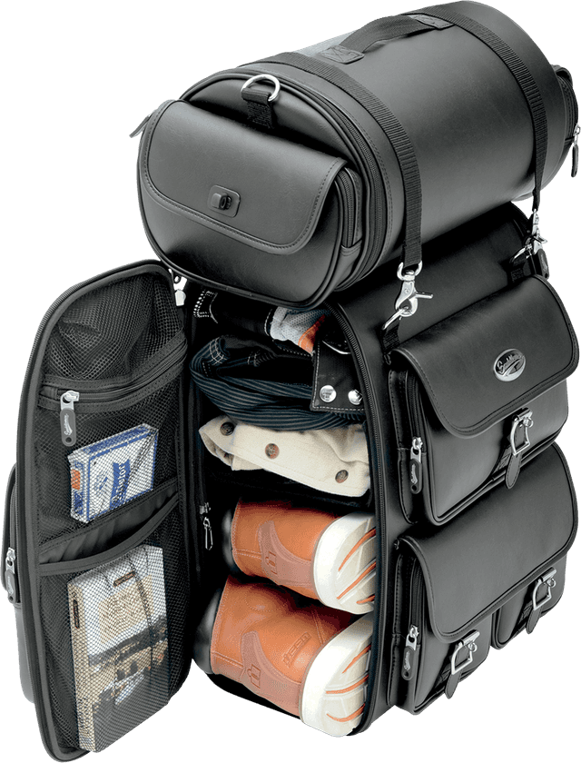 SADDLEMEN 3515-0096 Sissy Bar Bag Drifter — image 3 of 4