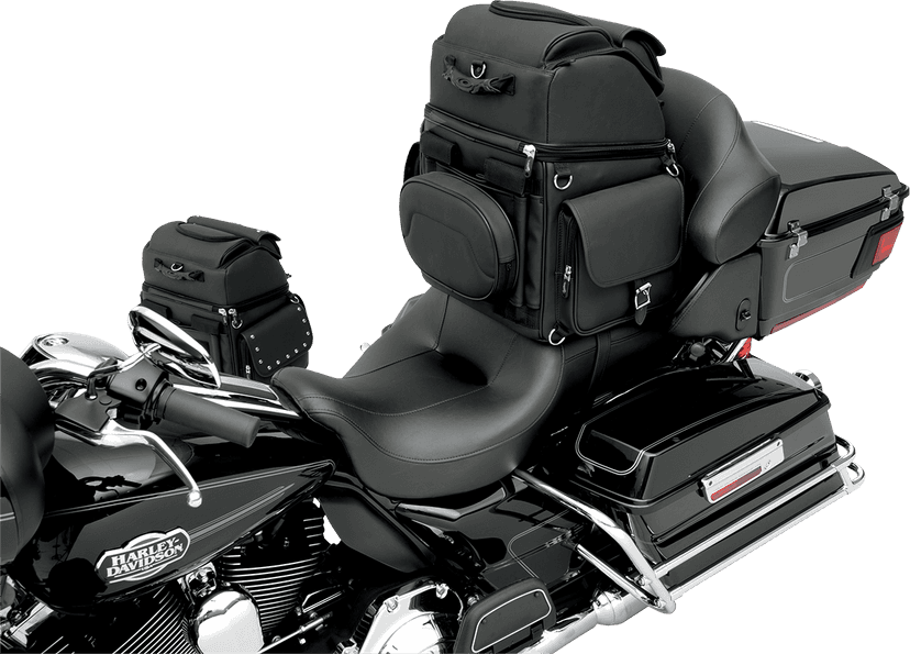 SADDLEMEN 3515-0120 Sissy Bar Bag - Black — image 7 of 9