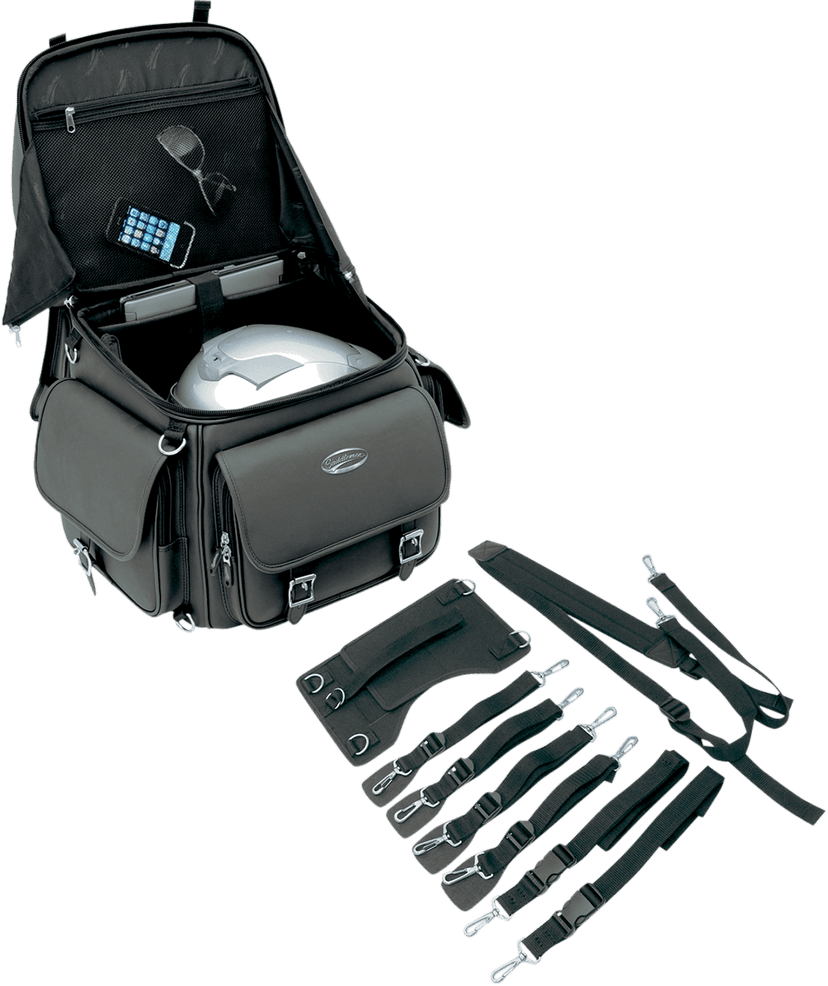 SADDLEMEN 3515-0120 Sissy Bar Bag - Black — image 6 of 9