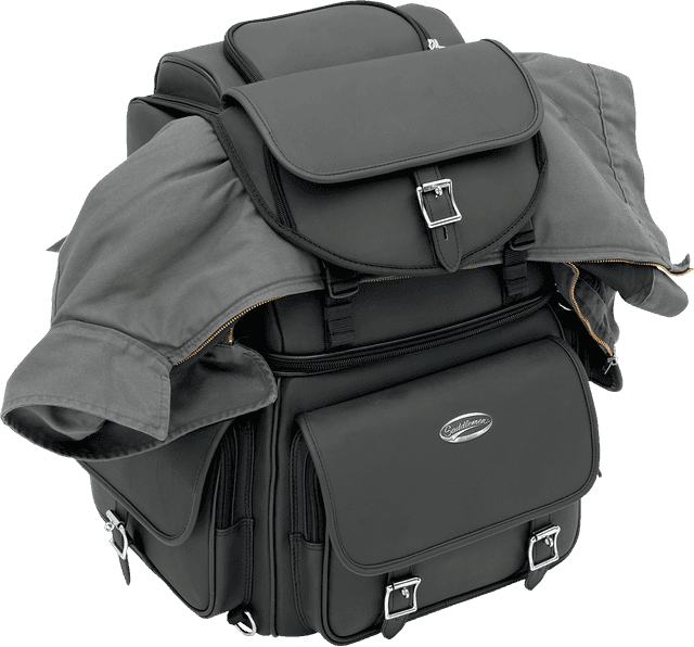 SADDLEMEN 3515-0120 Sissy Bar Bag - Black — image 2 of 9