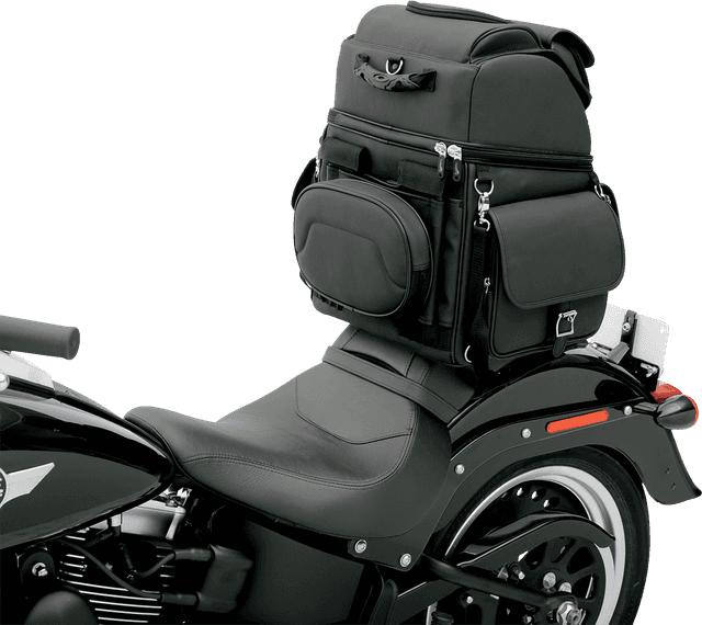 SADDLEMEN 3515-0120 Sissy Bar Bag - Black — image 9 of 9
