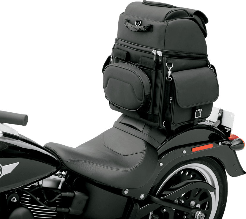 SADDLEMEN 3515-0120 Sissy Bar Bag - Black — image 9 of 9