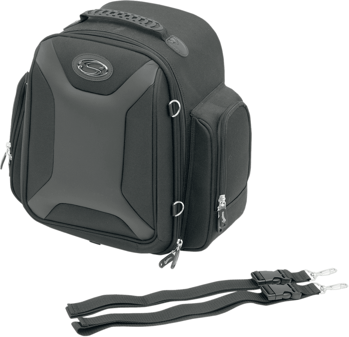 SADDLEMEN 3515-0139 Sport Sissy Bar Bag - Black
