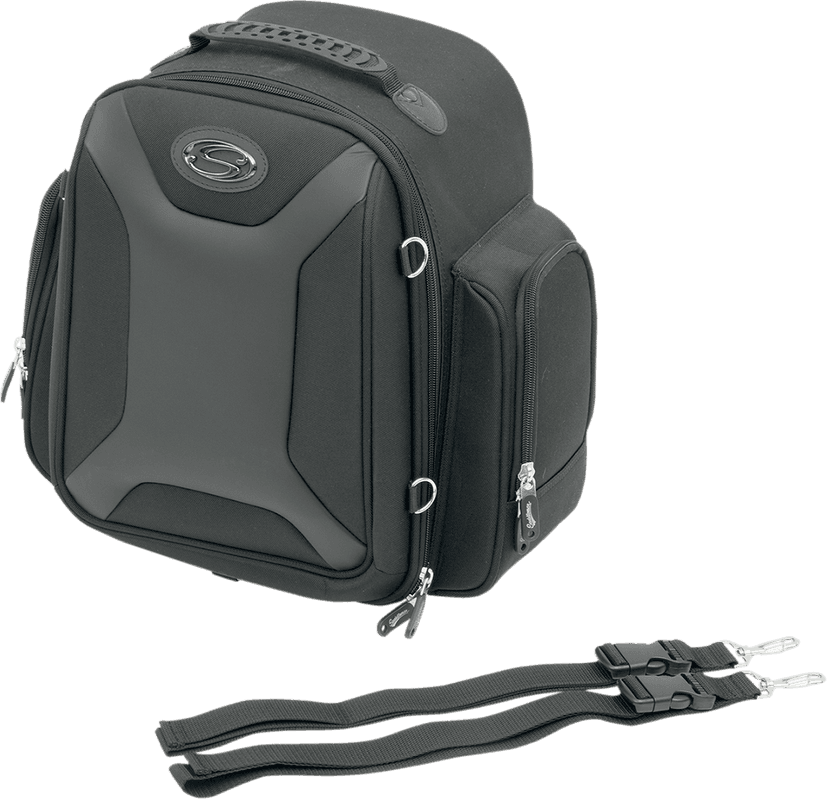 SADDLEMEN 3515-0139 Sport Sissy Bar Bag - Black — image 1 of 5