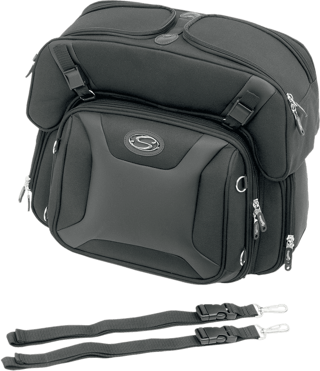 SADDLEMEN 3515-0141 FTB2500 Sport Sissy Bar and Combo Bag — image 1 of 7