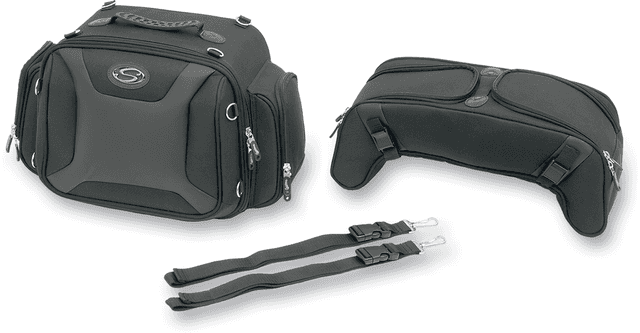 SADDLEMEN 3515-0141 FTB2500 Sport Sissy Bar and Combo Bag — image 2 of 7