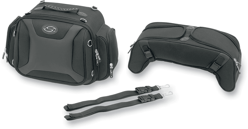 SADDLEMEN 3515-0141 FTB2500 Sport Sissy Bar and Combo Bag — image 2 of 7