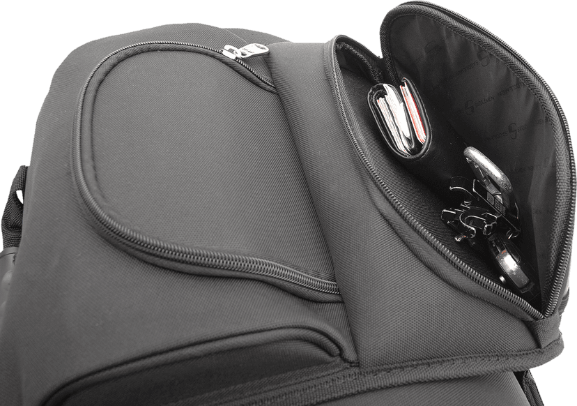 SADDLEMEN 3515-0191 Sissy Bar Bag - Black — image 9 of 10