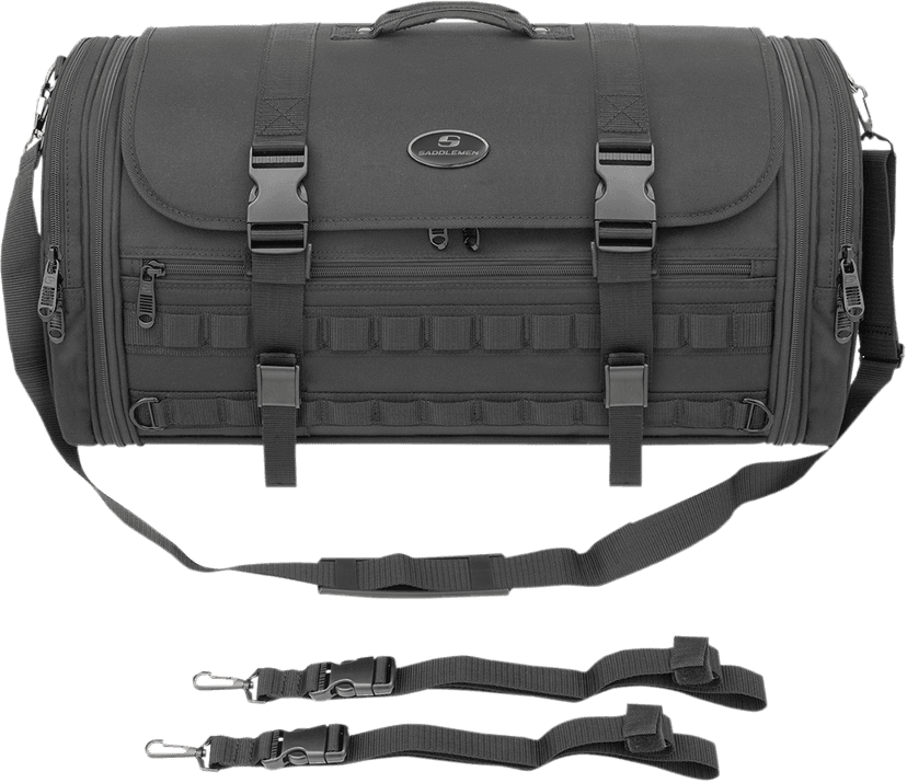 SADDLEMEN 3515-0197 TR3300 Tactical Deluxe Rack Bag - Black — image 7 of 7