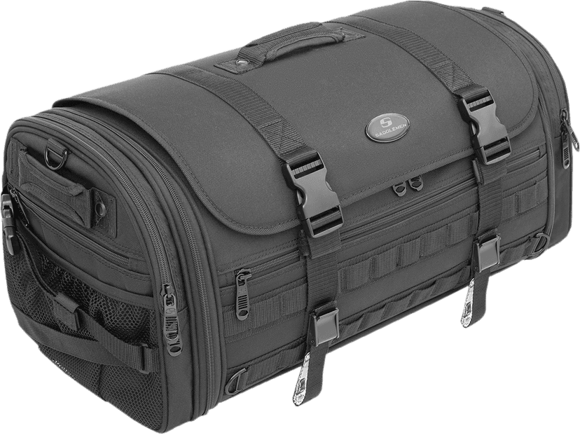 SADDLEMEN 3515-0197 TR3300 Tactical Deluxe Rack Bag - Black — image 1 of 7