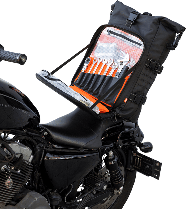BILTWELL 3515-0238 EXFIL-80 Motorcycle Bag - Gen 2 - Black — image 19 of 33