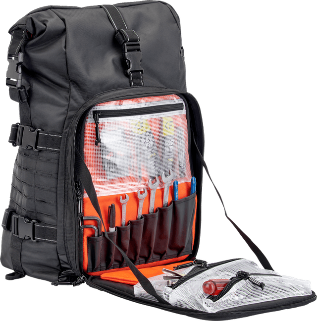 BILTWELL 3515-0238 EXFIL-80 Motorcycle Bag - Gen 2 - Black — image 11 of 33