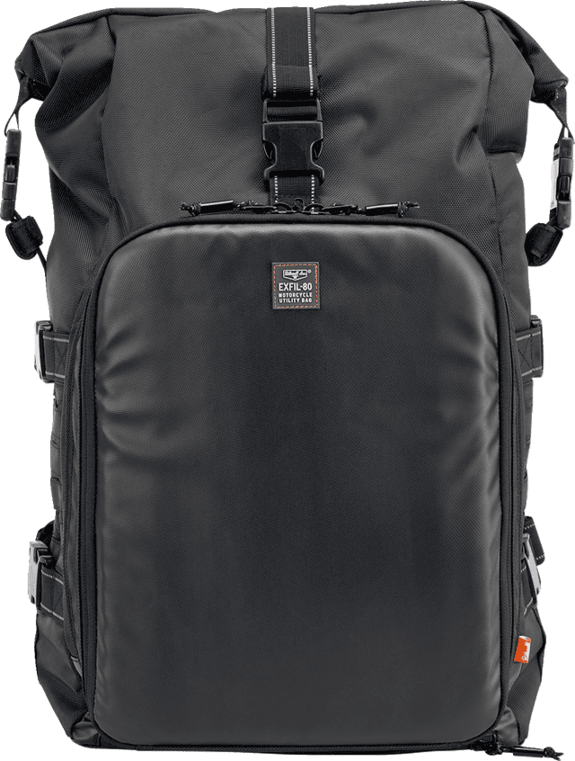 BILTWELL 3515-0238 EXFIL-80 Motorcycle Bag - Gen 2 - Black — image 1 of 33