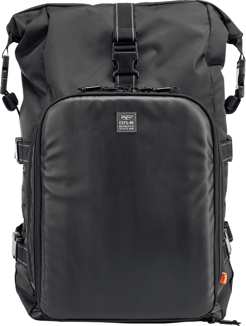 BILTWELL 3515-0238 EXFIL-80 Motorcycle Bag - Gen 2 - Black — image 1 of 33
