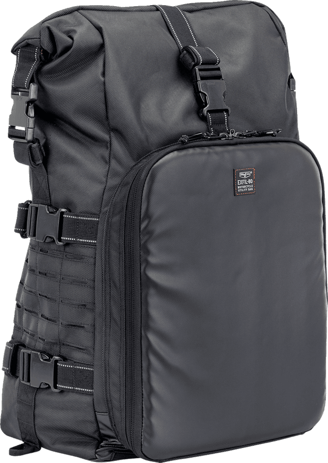 BILTWELL 3515-0238 EXFIL-80 Motorcycle Bag - Gen 2 - Black — image 18 of 33