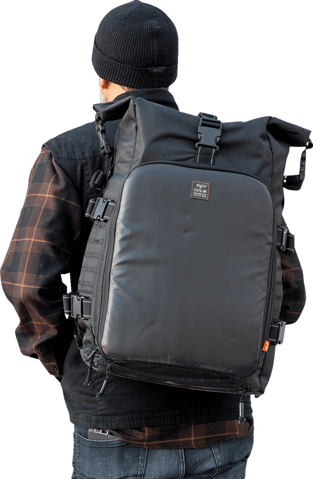 BILTWELL 3515-0238 EXFIL-80 Motorcycle Bag - Gen 2 - Black — image 22 of 33