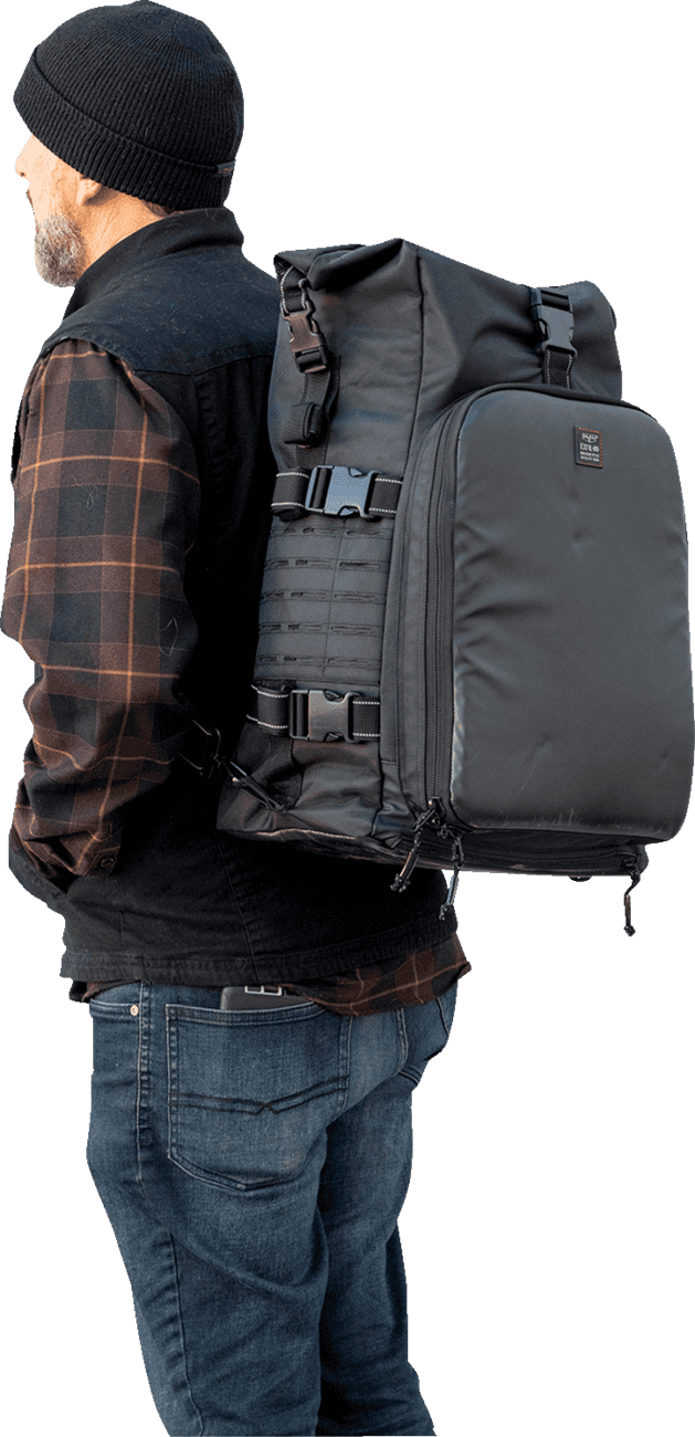 BILTWELL 3515-0238 EXFIL-80 Motorcycle Bag - Gen 2 - Black — image 29 of 33