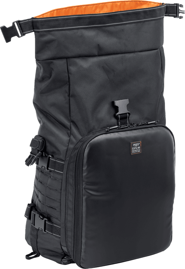 BILTWELL 3515-0238 EXFIL-80 Motorcycle Bag - Gen 2 - Black — image 21 of 33