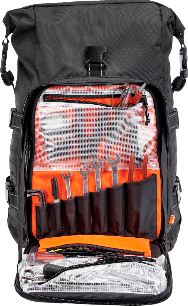 BILTWELL 3515-0238 EXFIL-80 Motorcycle Bag - Gen 2 - Black — image 32 of 33