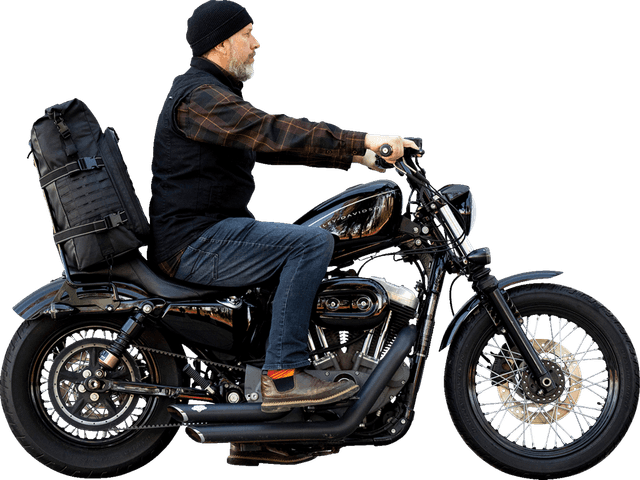 BILTWELL 3515-0238 EXFIL-80 Motorcycle Bag - Gen 2 - Black — image 7 of 33