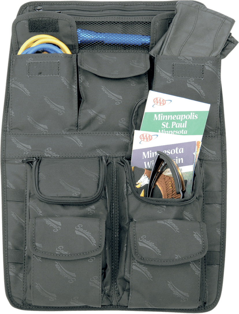 SADDLEMEN 3516-0123 Tour Pack Lid Organizer — image 2 of 4