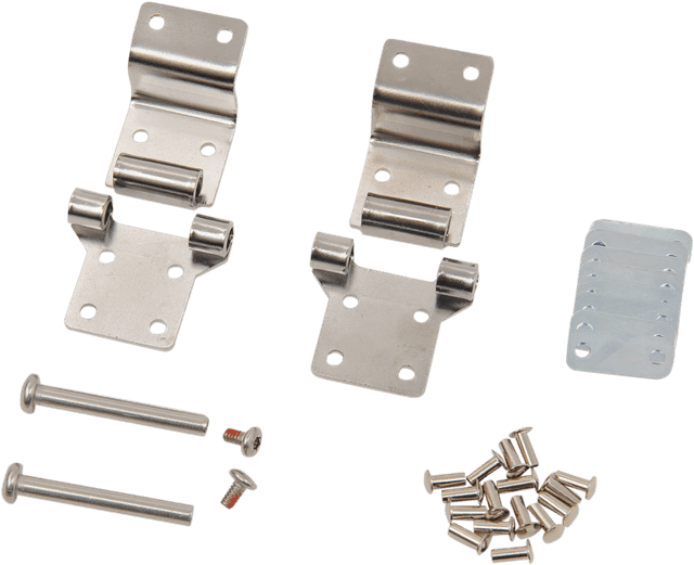 DRAG SPECIALTIES 3516-0191 Tour-Pak® Hardware Hinge Kit - FL '87-'13