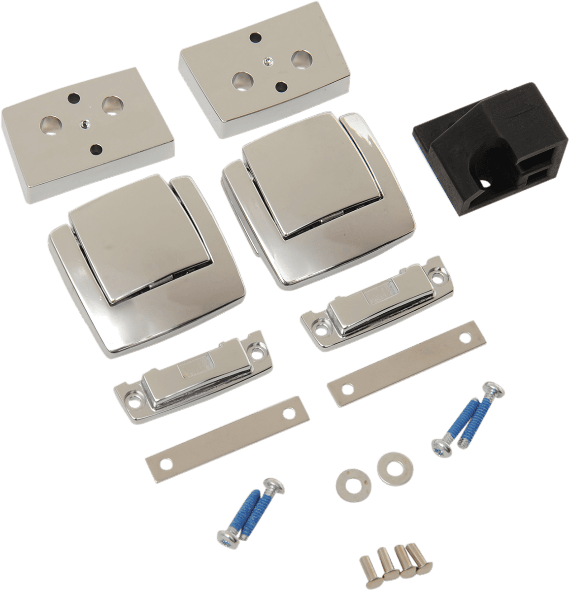 DRAG SPECIALTIES 3516-0192 Tour-Pak® Hardware Latch Kit - FL '87-'13