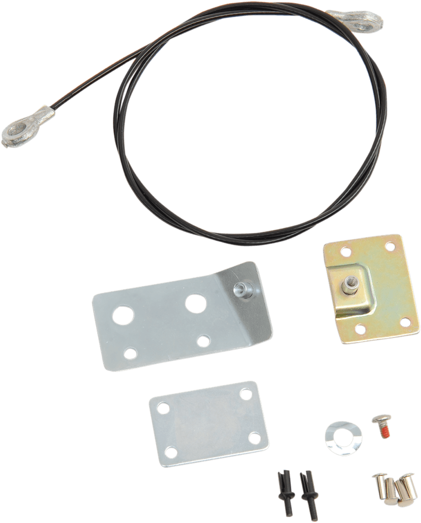 DRAG SPECIALTIES 3516-0193 Tour-Pak® Hardware Tether Kit - FL '87-'13