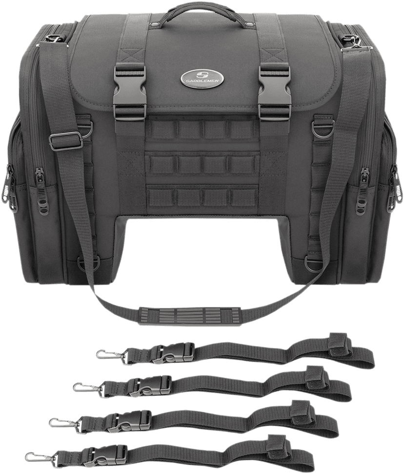 SADDLEMEN 3516-0270 Tactical Seat Tunnel Bag — image 3 of 6