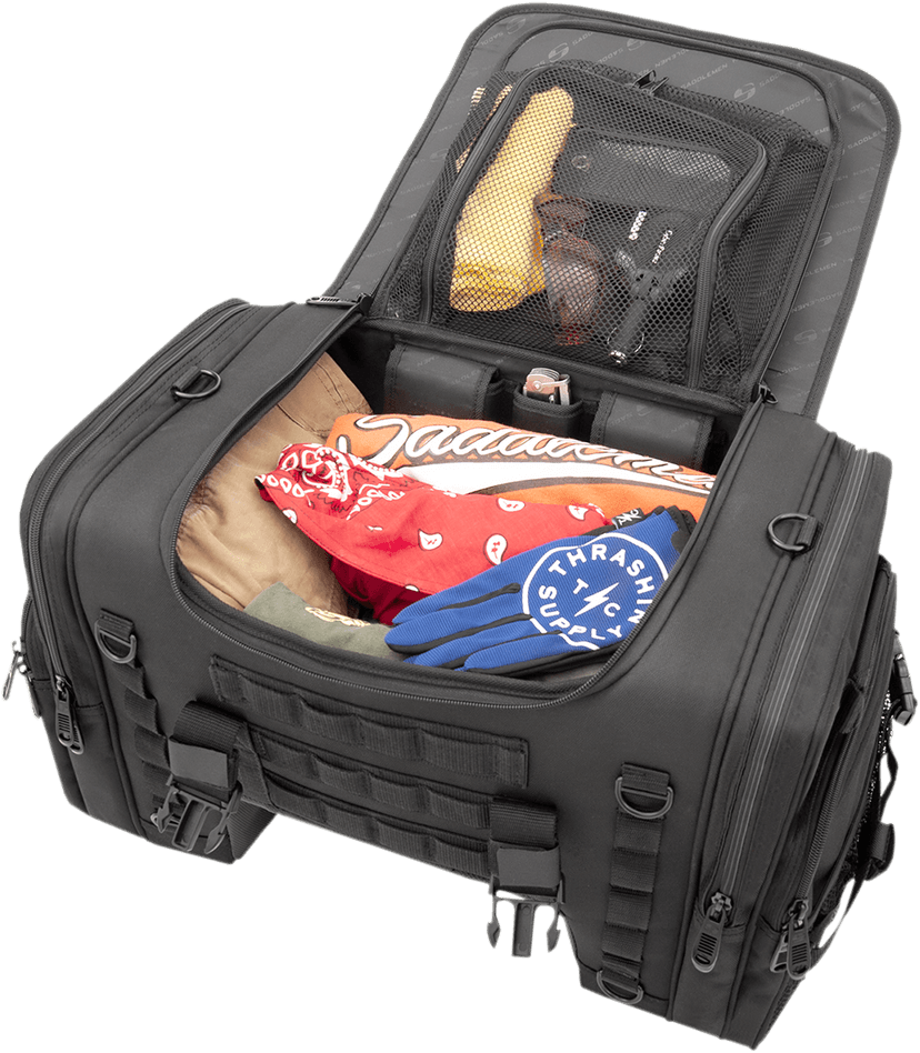 SADDLEMEN 3516-0270 Tactical Seat Tunnel Bag — image 5 of 6