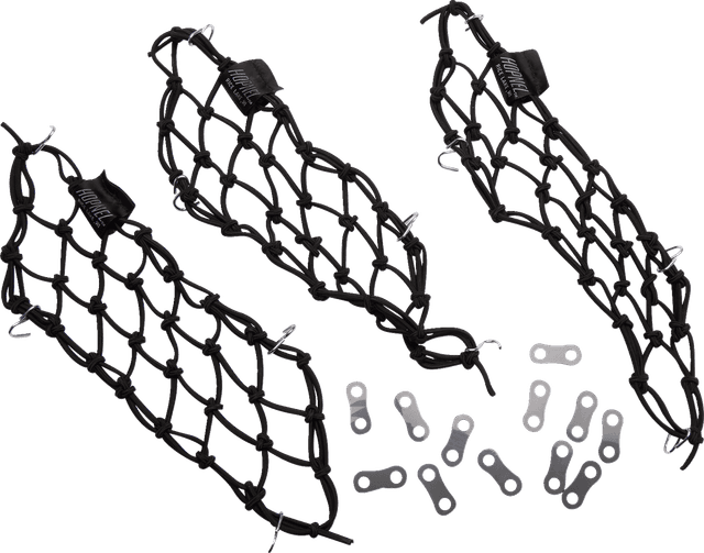 SHOW CHROME 3516-0316 Net Set - Trunk/Saddlebag - Black — image 2 of 4